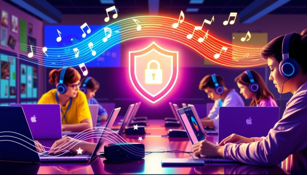 audiomack VPN for school