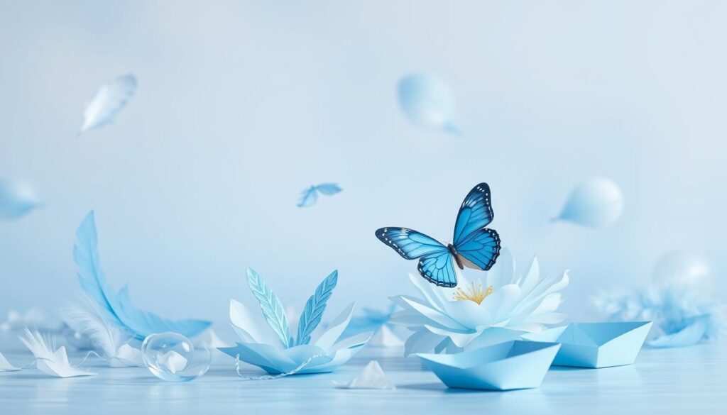 blue objects that are not heavy