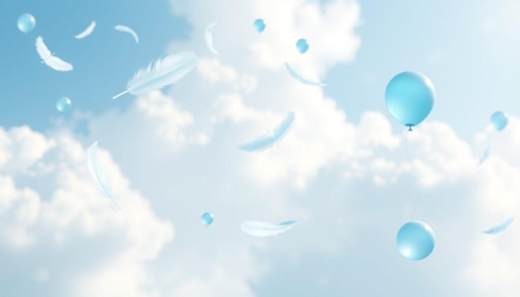 blue things that are light