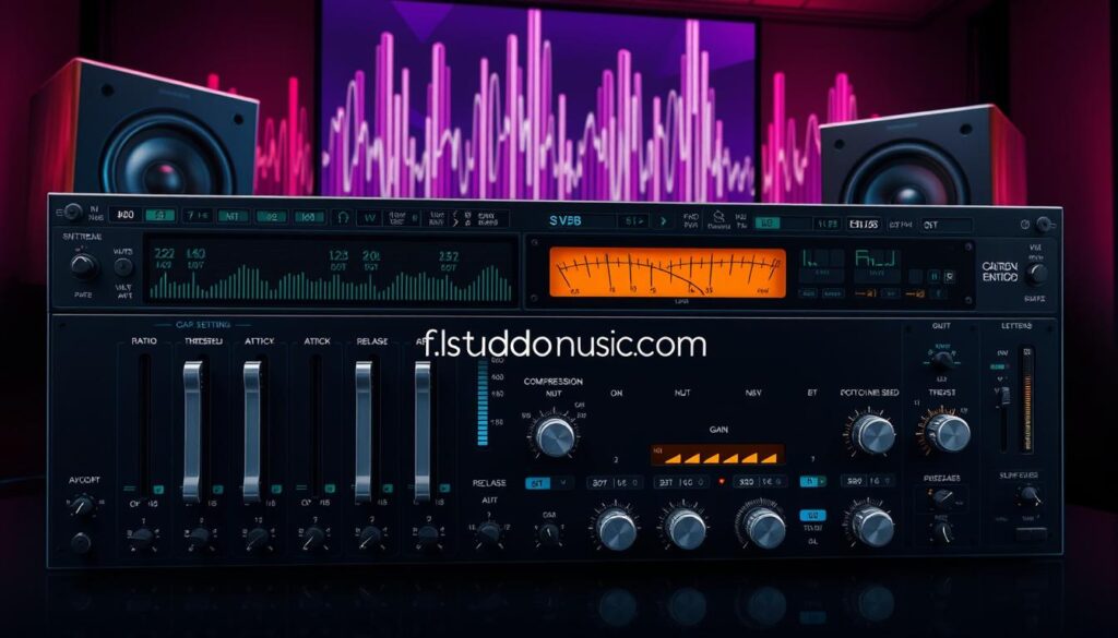 compression settings in music production