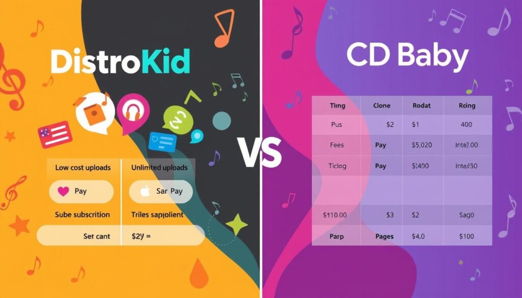 DistroKid vs CD Baby pricing