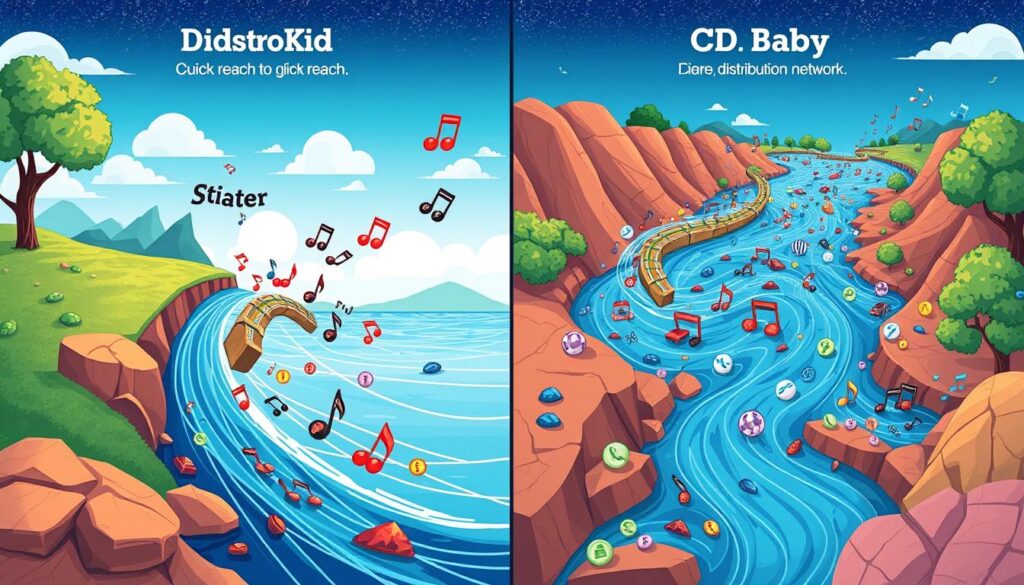 distribution reach and speed in music distribution platforms